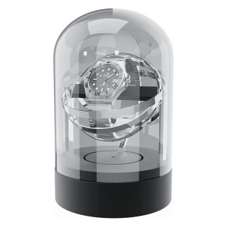 Aestoria Orbit Watch Winder - Silver Single Watch Winders for Automatic Watches