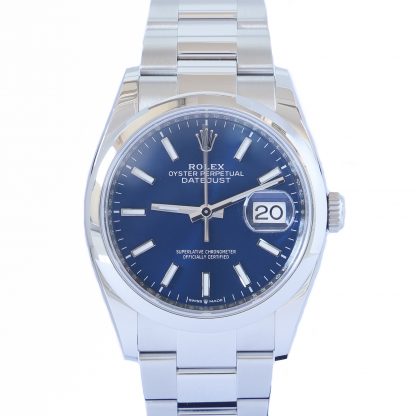 Rolex Datejust 36 126200 Oyster Blue Dial Fullset 2021