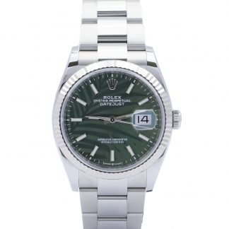 Rolex Datejust 36 126234 Oyster Bracelet Leaf Dial Fullset 2021