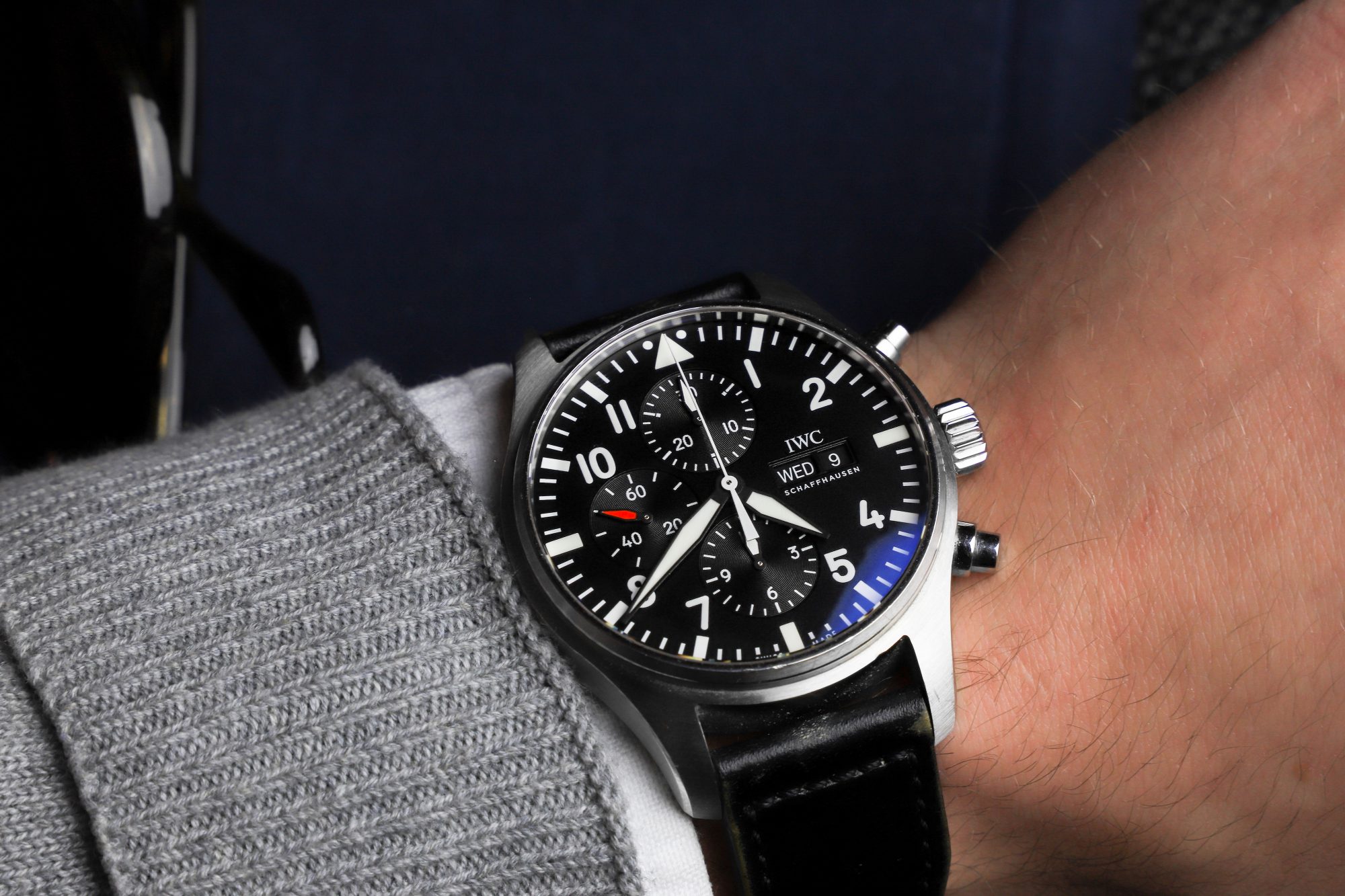 IWC IW377709-Pilot's Watch Chronograph wrist shot