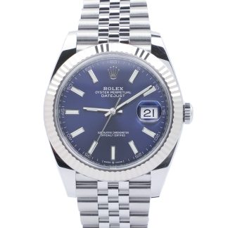 Rolex Datejust 41mm Blue Dial Jubilee 126334 Fullset 2021