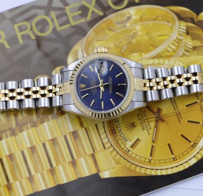 Rolex Lady Datejust 26 79173 Jubilee Blue dial