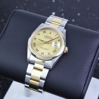 Rolex Datejust 36 16203 Fullset Champagne Dial Year 2000