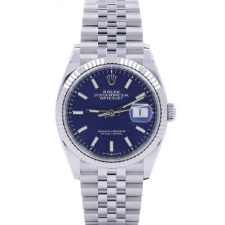 Rolex Datejust 36 126234 Blue Dial Jubilee Fullset 2020