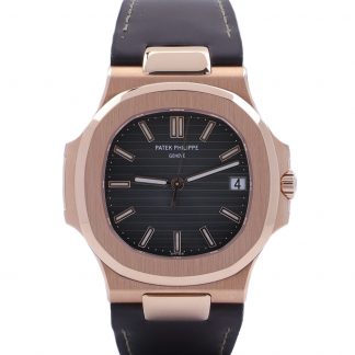 Patek Philippe Nautilus 5711R Rose Gold Leather Fullset 2008