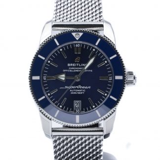 Breitling Superocean Héritage II 42 Blue Dial Mesh New 2020