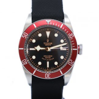 Tudor Heritage Black Bay ETA Red 79220R Leather NOS 2020