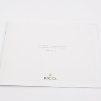 Rolex Liste de Prix - Price List France 2019-2020 Brochure