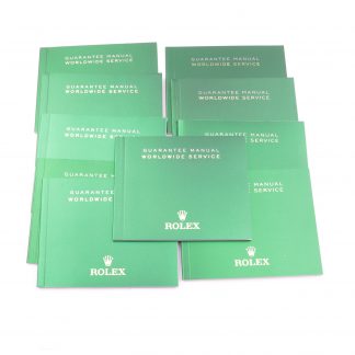 Rolex Warranty Booklet - Guarantee Manual Worldwide Service Set of 10